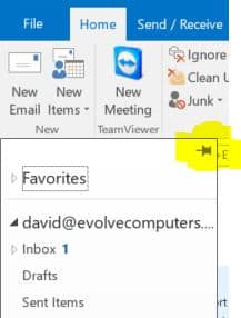 Expand Outlook Folders